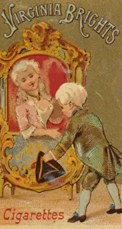 From the Girls and Children series (N64) promoting Virginia Brights Cigarettes for Allen