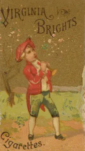From the Girls and Children series (N64) promoting Virginia Brights Cigarettes for Allen
