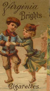 From the Girls and Children series (N64) promoting Virginia Brights Cigarettes for Allen