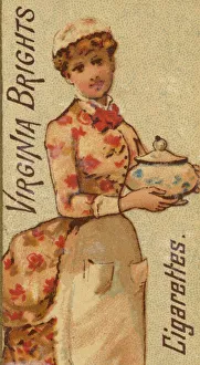 From the Girls and Children series (N64) promoting Virginia Brights Cigarettes for Allen