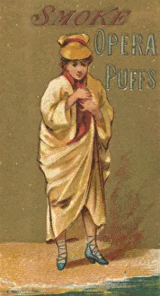 Opera De Paris Prints: From the Girls and Children series (N65) promoting Opera Puffs Cigarettes for Allen &amp