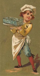 From the Girls and Children series (N65) promoting Richmond Gem Cigarettes for Allen &