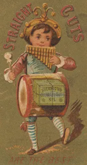 From the Girls and Children series (N65) promoting Richmond Straight Cut Cigarettes fo
