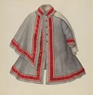 Trimming Prints: Girls Coat, 1935 / 1942. Creator: Nancy Crimi