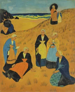 Youth Prints: Girls of Douarnenez (Breton women with shawls or In the dunes of Douarnenez)