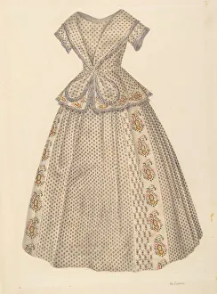 Girls Dress, c. 1940. Creator: Nancy Crimi