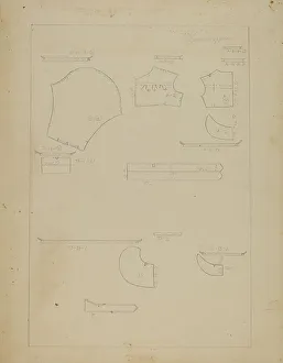 Childs Prints: Girl's Dress (Pattern), 1935/1942. Creator: Nancy Crimi