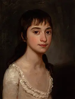 Goya Prints: A Girl's Head. Creator: Francisco Goya.
A Girl's Head. Creator: Francisco Goya