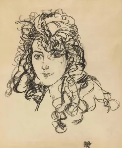 Girls head (Frau Sohn), 1918
