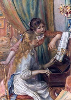 Music Score Prints: Girls at the Piano, 1892. Artist: Pierre-Auguste Renoir