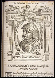 Ca 1568 Prints: Giuliano da Sangallo, ca 1568