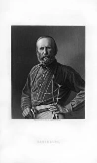 W Holl Gallery: Giuseppe Garibaldi, Italian patriot and soldier of the Risorgimento, (1893).Artist: W Holl