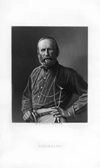 Nationalism Prints: Giuseppe Garibaldi, Italian patriot and soldier of the Risorgimento