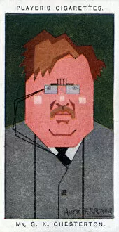 Alick Pf Gallery: GK Chesterton, British poet, novelist and critic, 1926. Artist: Alick P F Ritchie