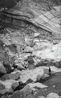 Glacier Prints: Glacier and glacial stream, between c1900 and 1923. Creator: Unknown