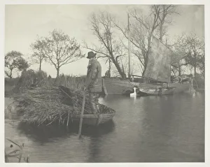 Quanting Prints: The Gladdon-Cutters Return, 1886. Creator: Peter Henry Emerson