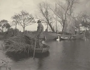 Fens Prints: The Gladdon-Cutters Return, 1886. Creators: Dr Peter Henry Emerson