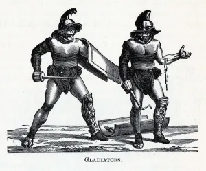 Gladiator Prints: Gladiators, 1882. Artist: Anonymous