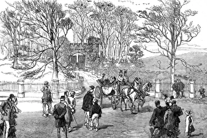 Lodge Prints: Gladstone Supplement: entrance lodge, Hawarden, 1880. Creator: Unknown