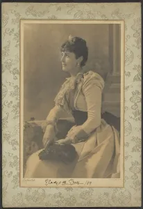 Star Pattern Prints: Gladys de Grey, 1889. Creator: Henry van der Weyde