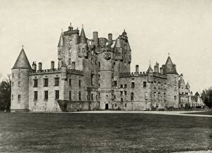 Images Dated 14th May 2019: Glamis Castle, The Ancestral Home of Queen Elizabeth, 1937. Creator: Unknown