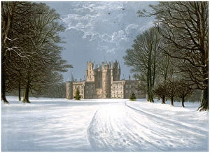 Images Dated 27th November 2008: Glamis Castle, Angus, Scotland, home of the Earl of Strathmore, c1880