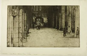 Dy Cameron Prints: Glasgow Cathedral Screen, 1897. Creator: David Young Cameron