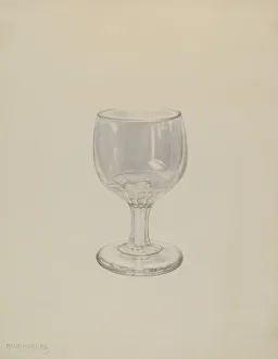 Glass Bottle Collection: Glass, 1935 / 1942. Creator: Maud M Holme