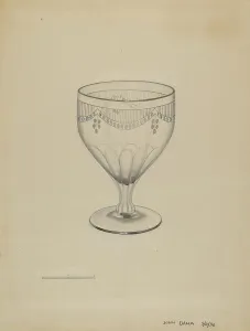Glassworks Prints: Glass, 1936. Creator: John Dana
