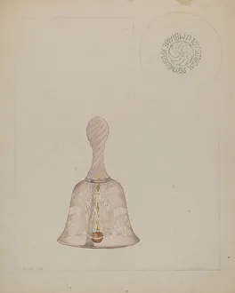 Samuel O Prints: Glass Bell, c. 1936. Creator: Samuel O. Klein