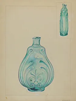 Glasswork Prints: Glass Bottle, 1935/1942. Creator: A. Zaidenberg