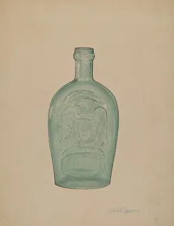 Griffith Leroy Prints: Glass Bottle, c. 1939. Creator: LeRoy Griffith