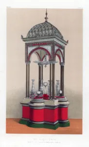 John Burley Waring Prints: The Glass Case, 19th century. Artist: John Burley Waring