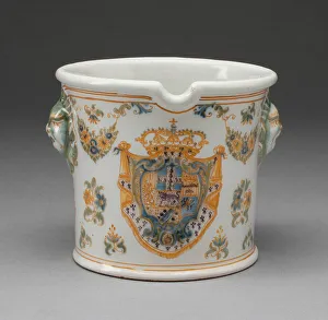 Glass Cooler, Moustiers-Sainte Marie, c. 1740/50. Creator: Olerys and Laugier Manufactory