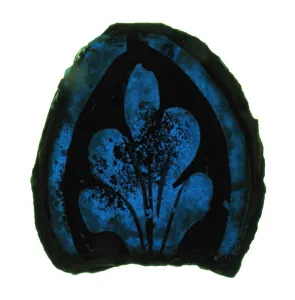Piece Prints: Glass Fragment, European, 13th century. Creator: Unknown