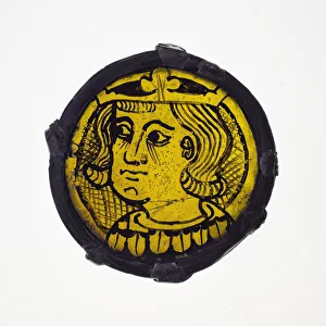 Glass Fragment, European, 13th century. Creator: Unknown