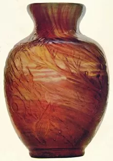 Glass Vase by E. Galle, c1846-1903, (1903). Artist: Emile Galle