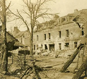 Aisne Gallery: The glassworks at Soissons, northern France, c1914-c1918