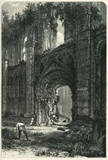 Henry Viii Gallery: Glastonbury Abbey, c1870