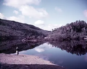 Valley Prints: Glen Affric above Benavean Dam, Scotland, c1955. Creator: Arthur Charles Kirby Ware