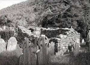 Gravestone Prints: Glendalough, County Wicklow, Ireland, c1955. Creator: Arthur Charles Kirby Ware