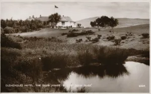 Duck Pond Prints: Gleneagles Hotel, The Club House & The Deuk Dubs, c1930