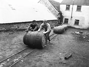 Barrels Prints: Glenlivet Distillery, Scotland, c1955. Creator: Arthur Charles Kirby Ware