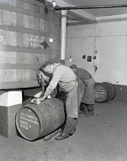 Aprons Prints: Glenlivet Distillery, Scotland, c1955. Creator: Arthur Charles Kirby Ware