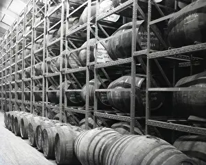 Barrels Prints: Glenlivet Distillery, Scotland, c1955. Creator: Arthur Charles Kirby Ware