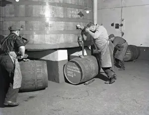 Aprons Prints: Glenlivet Distillery, Scotland, c1955. Creator: Arthur Charles Kirby Ware