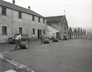 Barrels Prints: Glenlivet Distillery, Scotland, c1955. Creator: Arthur Charles Kirby Ware