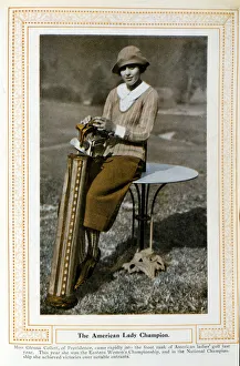 Champion Prints: Glenna Collett, US Womens Amateur Golf Champion, 1922