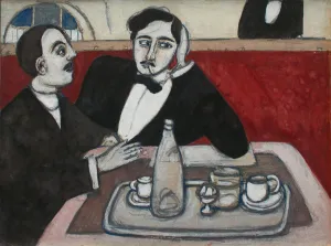 Gli intellettuali al caffe (The intellectuals at the cafe), 1916