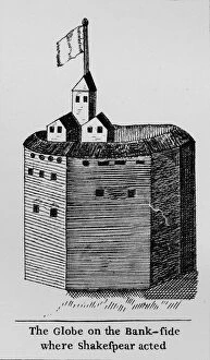 Bankside Gallery: The Globe on the Bank-side where Shakespeare acted, c1600, (1912)
